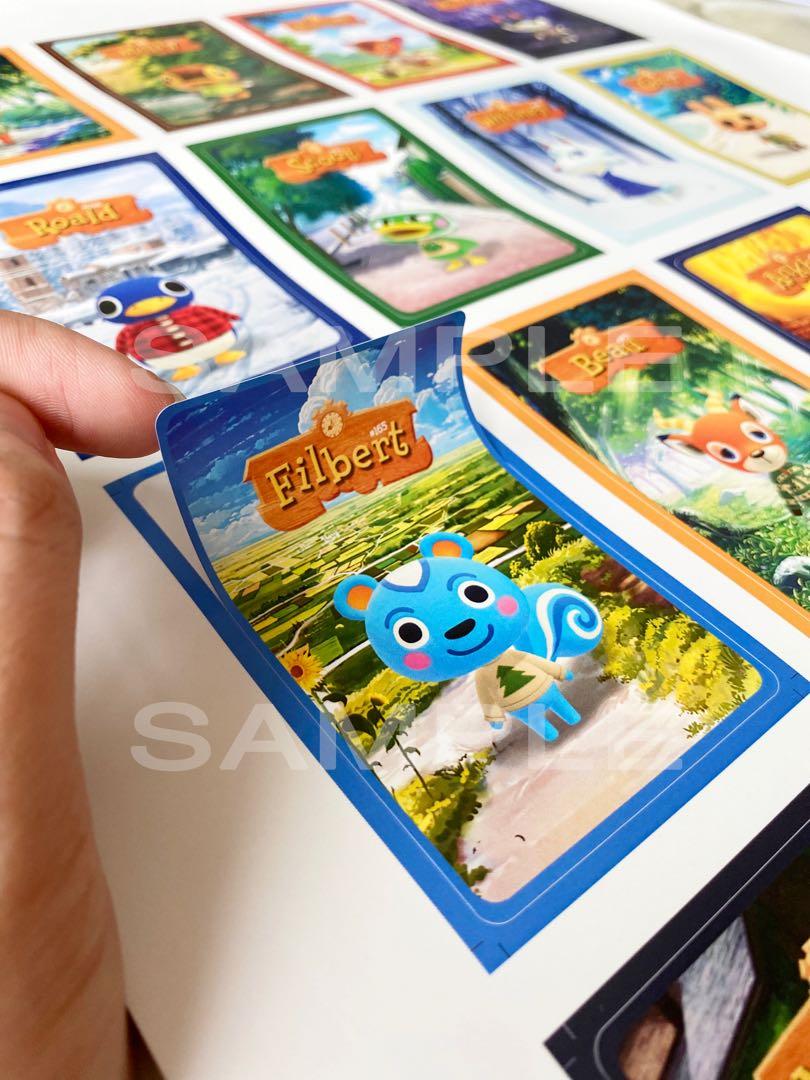 ANIMAL CROSSING STICKERS** (For Plain Boring Amiibo Cards & ezLink!), Video  Gaming, Video Game Consoles, Others on Carousell