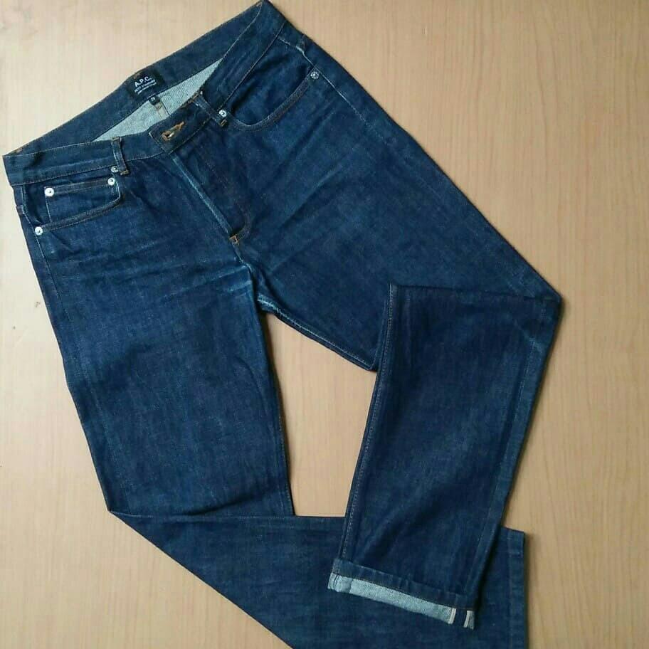 APC Selvedge raw denim fit 32, Fesyen 
