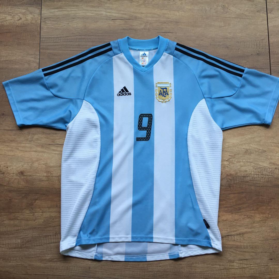 Argentina Jersey World Cup 2002 Japan South Korea Batistuta No 9 Sports Sports Apparel On Carousell