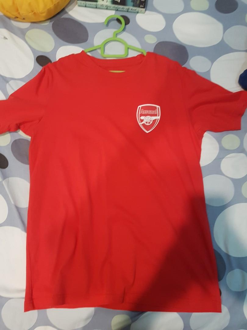 Arsenal Aubameyang Casual Shirt Men S Fashion Clothes Tops On Carousell