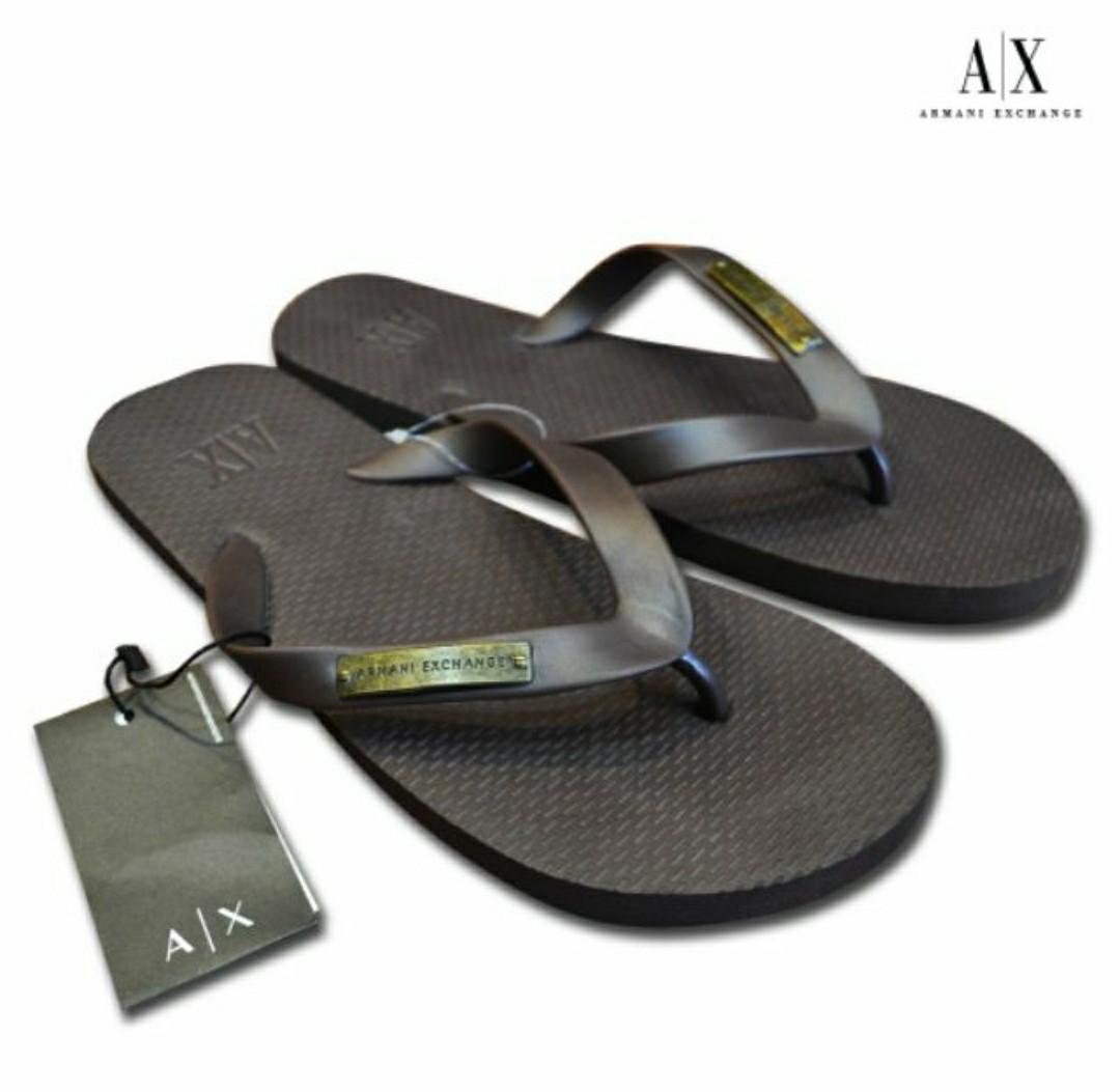 Slipper (Category: Flipflops and Slides) located in Singapore. Submitted by ryryultimatelab (Listing ID 1011885564, Image 2). Description: (AXSM0001) ARMANI EXCHANGE SLIPPER FOR MEN Price: $45.00 COLOUR: BLUE/BLACK/RED/BROWN SIZE: 38,39,40,41,42,43 ✔100% BRAND NEW ❌NO BACKING OUT AFTER PAYMENT ❌REFUND WILL BE MADE IF ITEM OOS ➡️CHAT TO BUY WITH BELOW ORDER FORM: Name: Item: Quantity: Address: Happy Shopping With Ultimate Lab! 🤩 *Ultimate lab is 