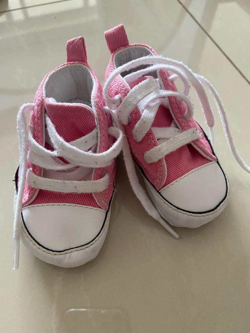 baby girl converse pram shoes