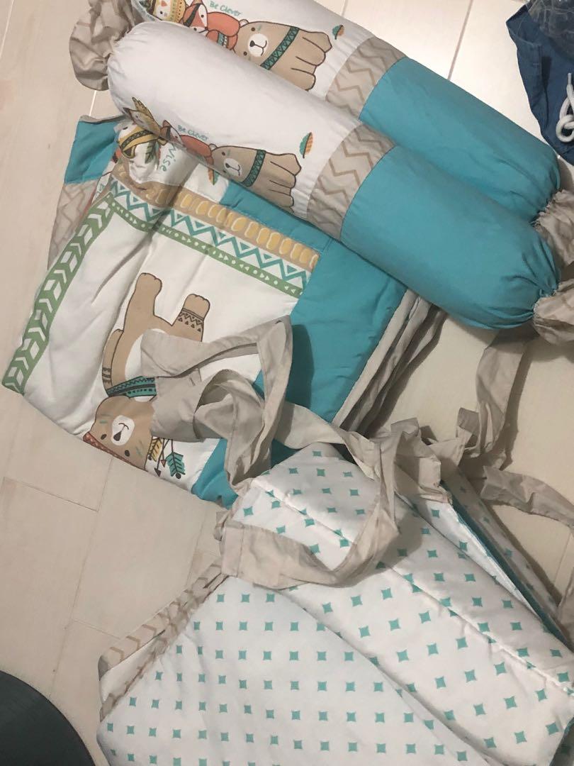 baby bed pillow bumper