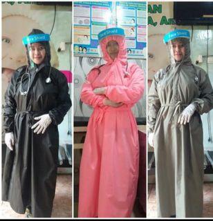 Baju APD bahan parasut mayer