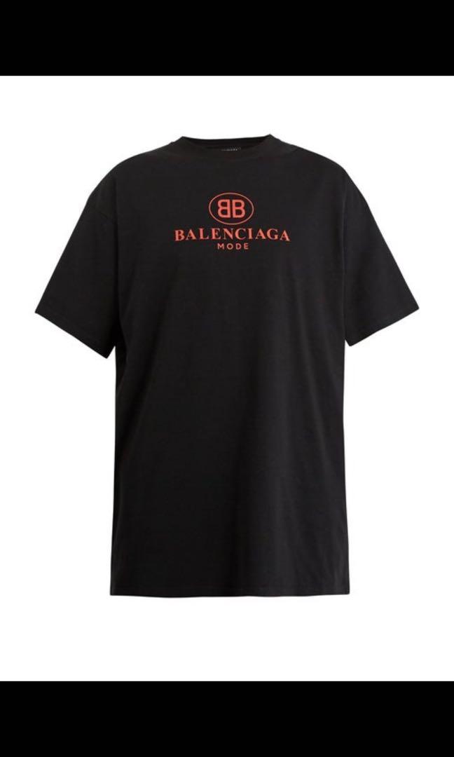 Balenciaga Bb Mode Tee, Men'S Fashion, Tops & Sets, Tshirts & Polo Shirts  On Carousell