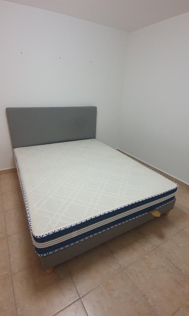 Bed and Mattress Queen Size Ikea, Furniture & Home Living