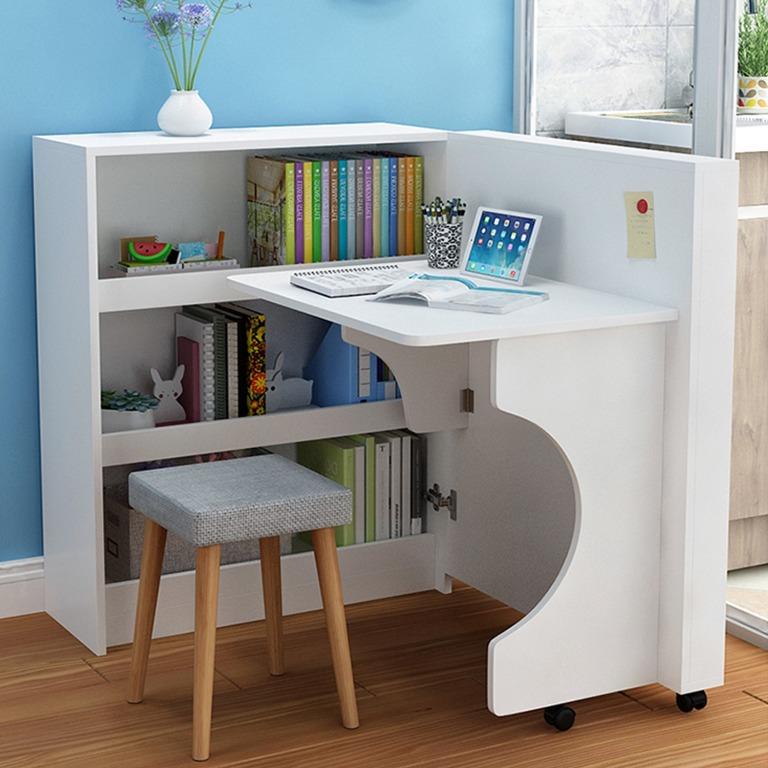 Best Designer 2 In 1 Study Table With Storage Folding Table