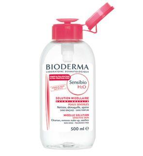 Bioderma Sensibio H2O Make-up Removing Micellar Solution, 500ml (Inverse Pump)