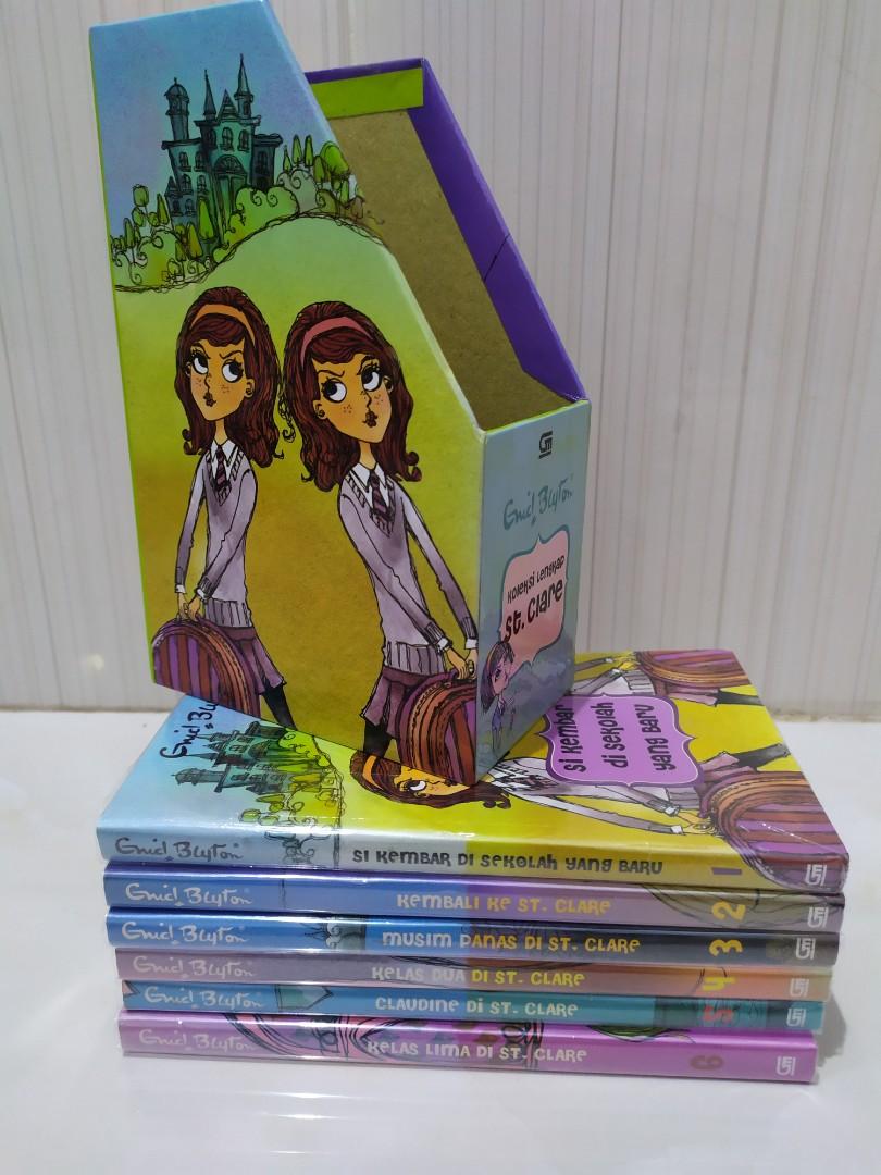 Box Set Enid Blyton St Clare 1 6 Buku Alat Tulis Buku Anak Anak Di Carousell