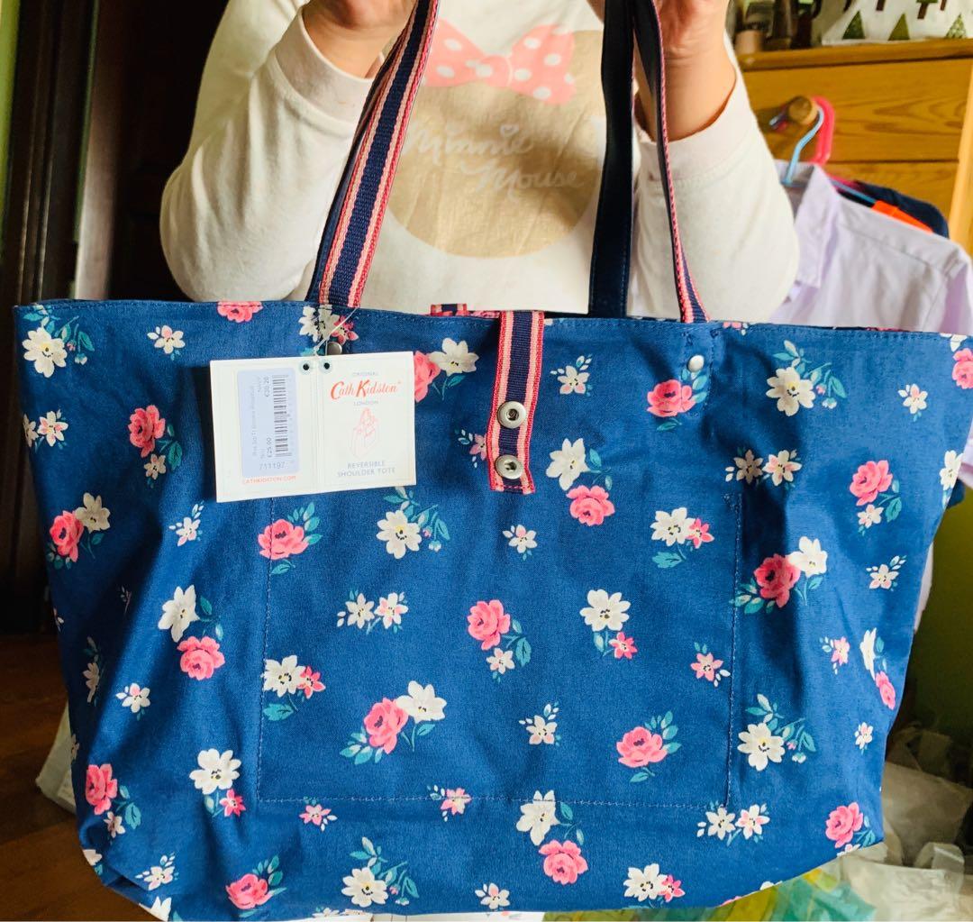 Clearance Brand new with tag Authentic Cath Kidston reversible shoulder tote bag Brooke Rosebud