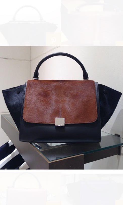 celine pony hair bag