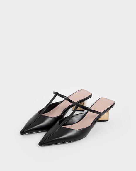 Charles Keith Heels Cover Mule 40 Women S Fashion Shoes On Carousell