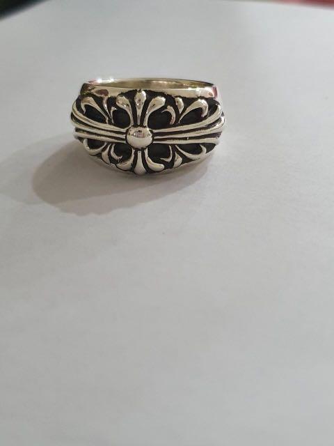 Chrome hearts clearance floral cross ring