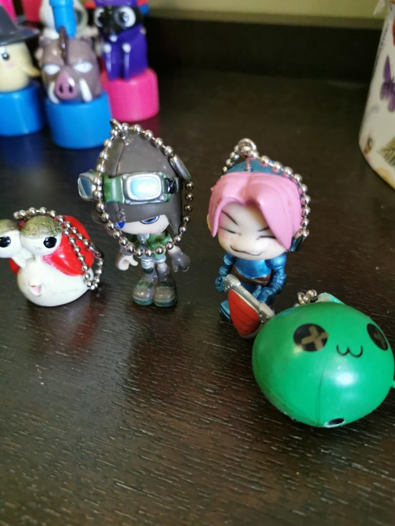 Collectable Maplestory bottle cap figurines set of 17, Hobbies & Toys