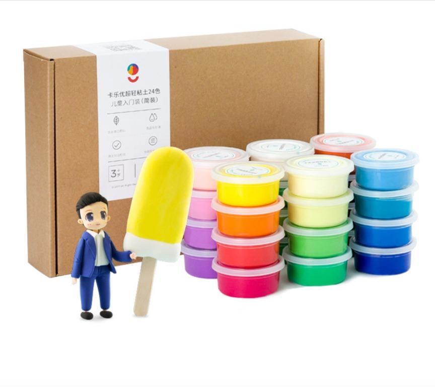 Coloyou 24 Colors Super Light Air Dry Clay Set Design Craft Craft Supplies Tools On Carousell