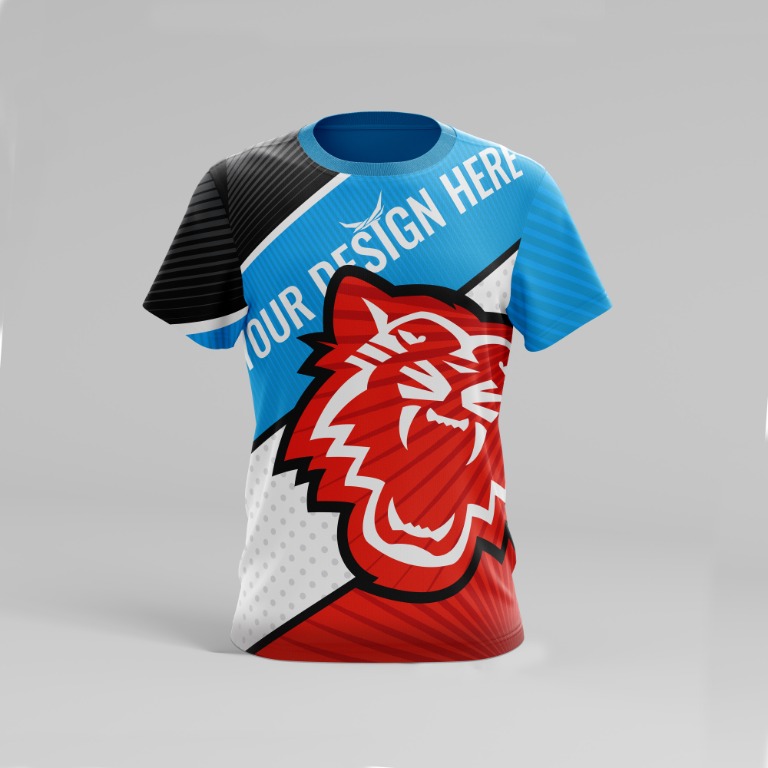 Custom Tshirt Full Sublimation Cetak Baju Murah Print Jersi