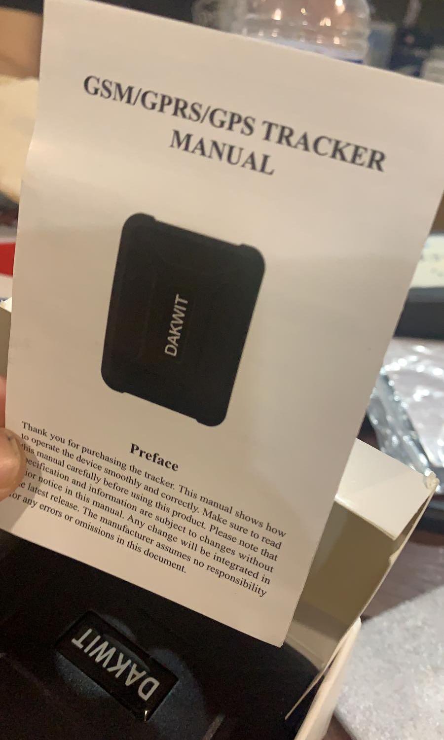 DAKWIT GPS Tracker Remote Monitoring Fuel Cut Off SOS Illegal Ignition