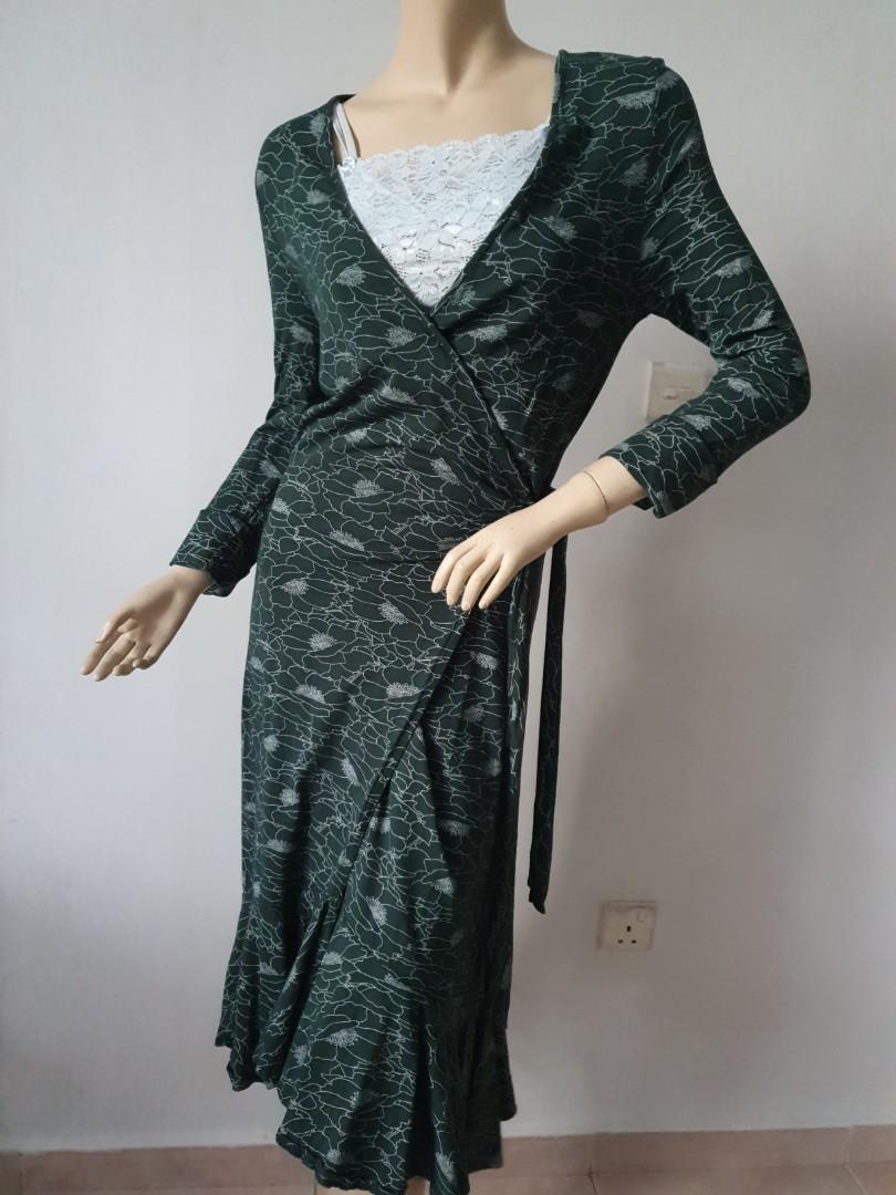 luxury wrap dress