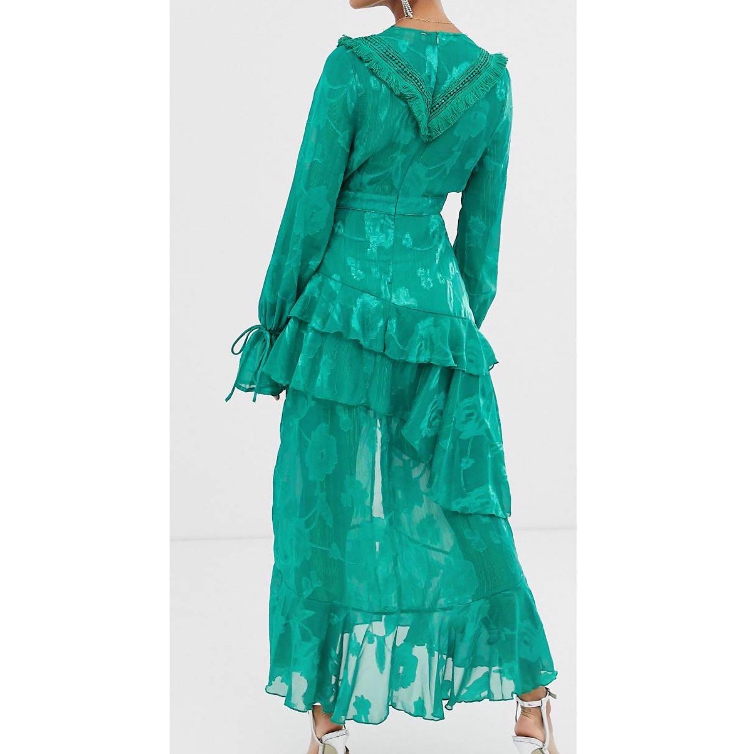 dark pink midi dress