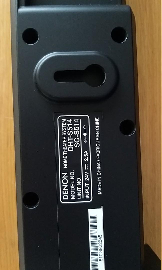 Denon soundbar and Denon subwoofer, Electronics, Audio on Carousell