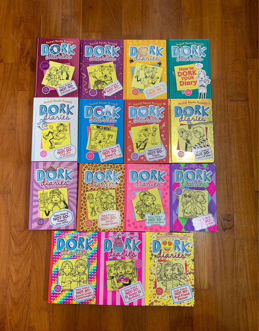 Dork Diaries (Hard cover) book 1 to 14 (full set), Books & Stationery, Children's Books on