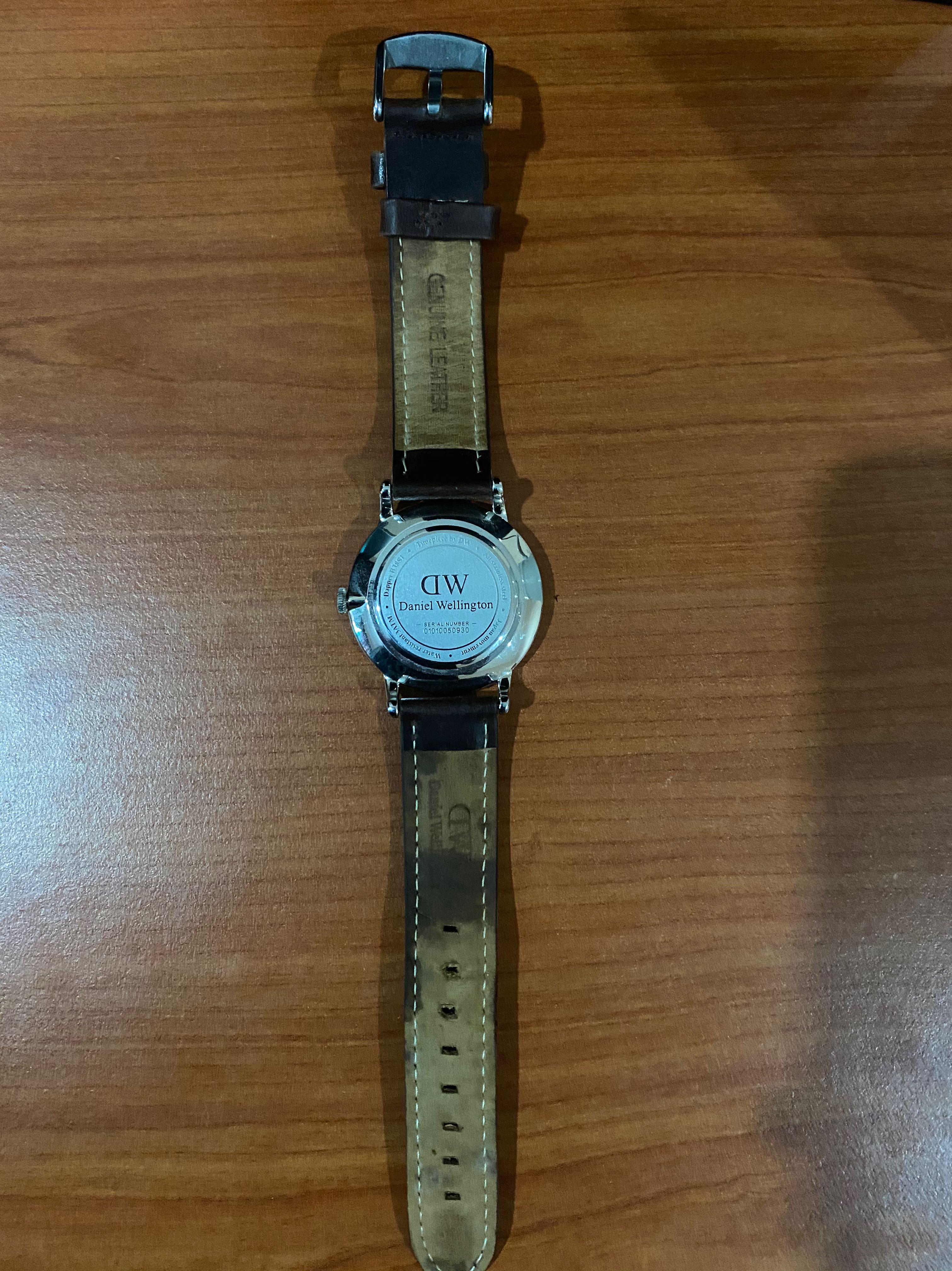 DW Daniel Wellington Designer Watch DAPPER B38S1 Classic Steel Brown Leather