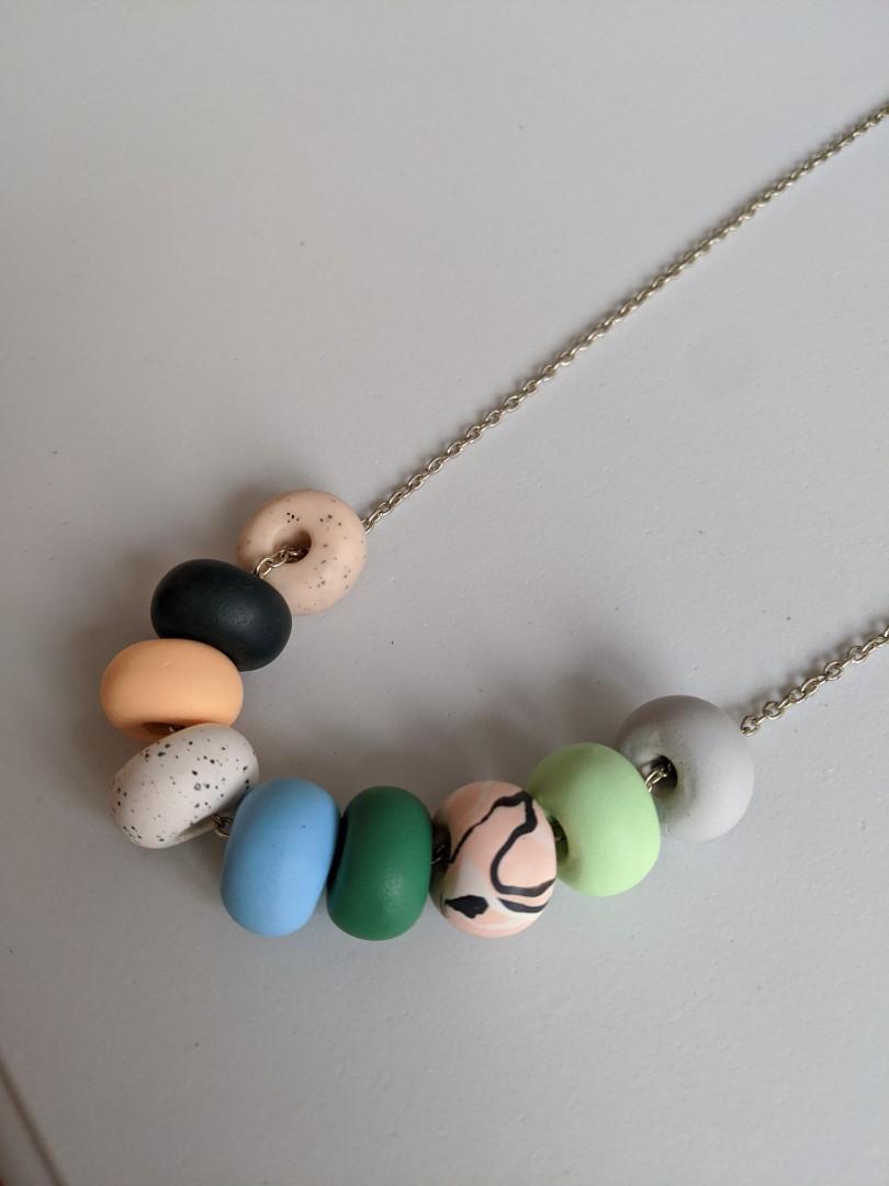 Emily Green Lexi 9 Bead Necklace Women s Fashion Jewelry Organisers Necklaces on Carousell