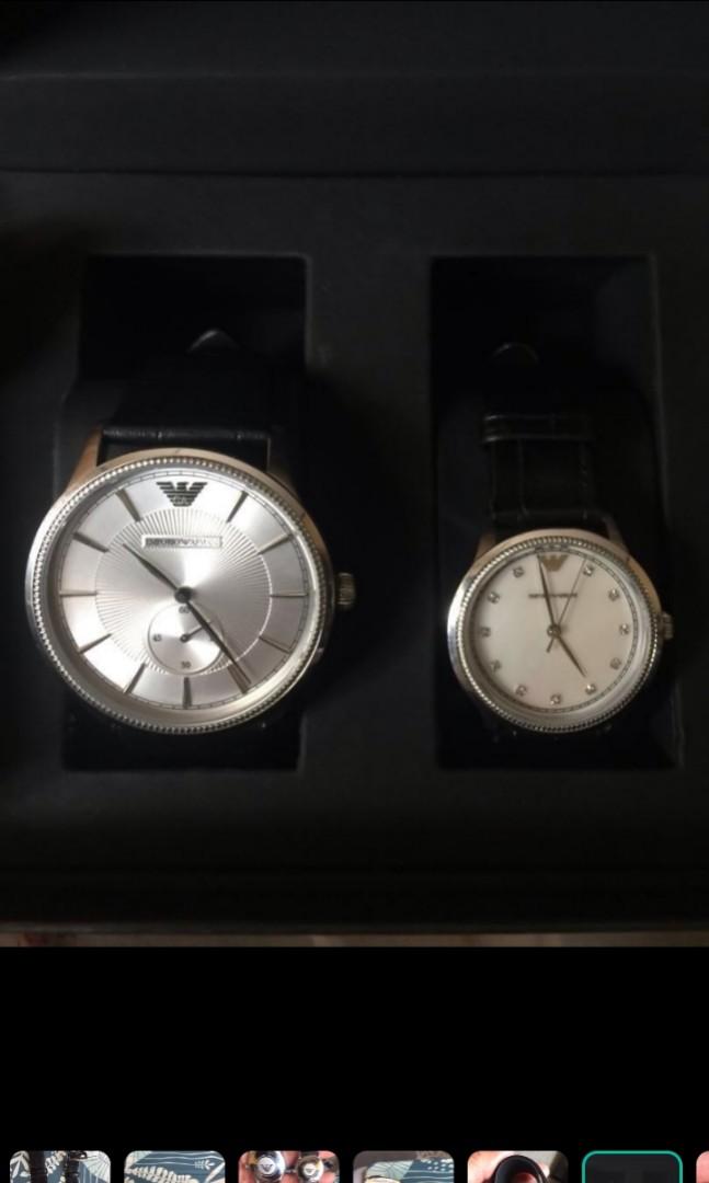 Emporio Armani Couple watch Repriced LAST PRICE POSTED Luxury