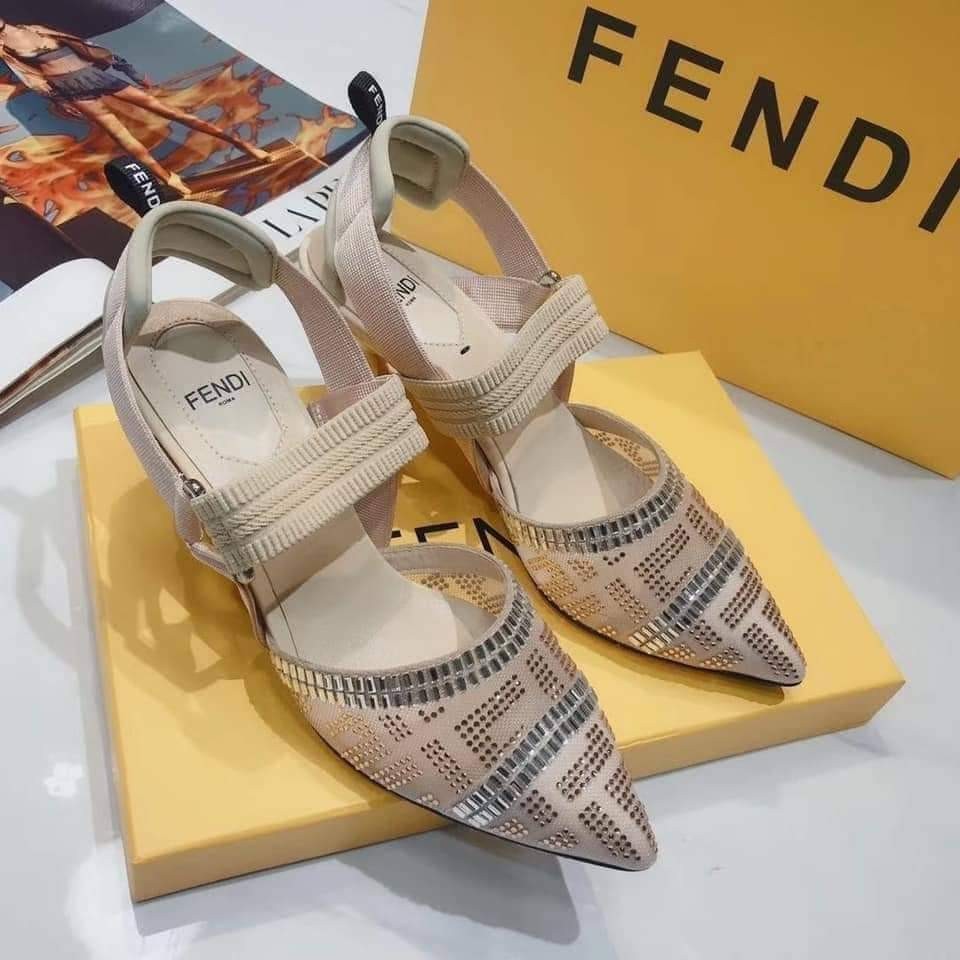 fendi tulle shoes