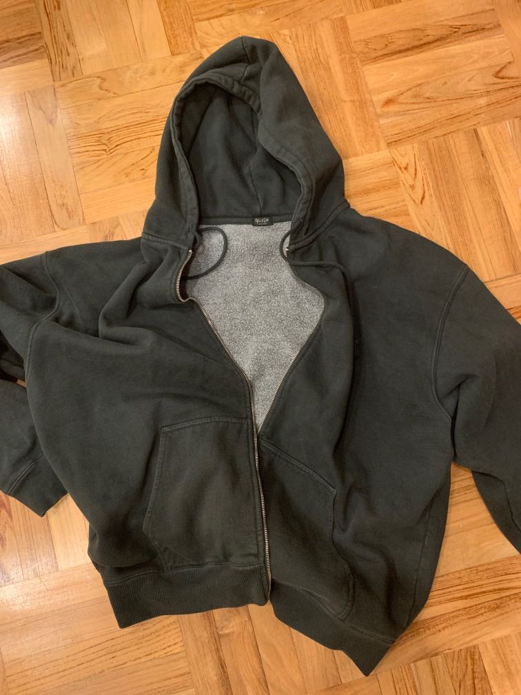 brandy melville green carla moletom com capuz