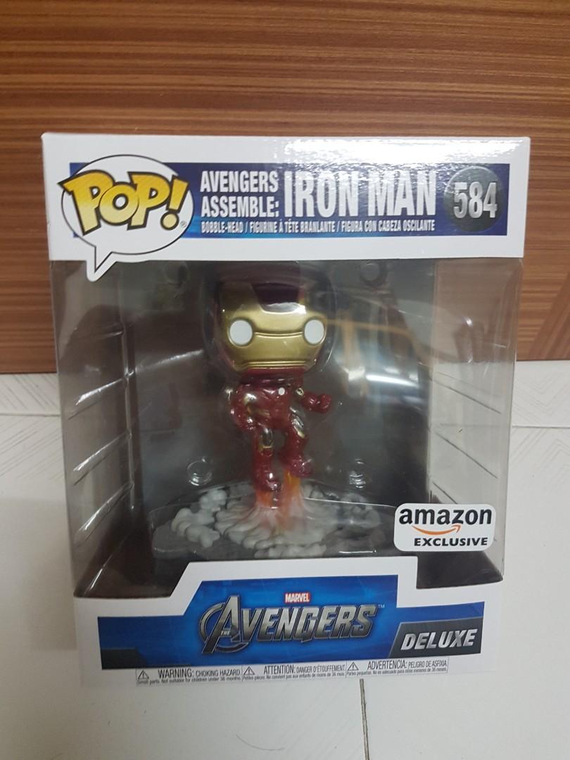 Funko Iron Man Assemble Pop Deluxe Toys Games Bricks Figurines On Carousell