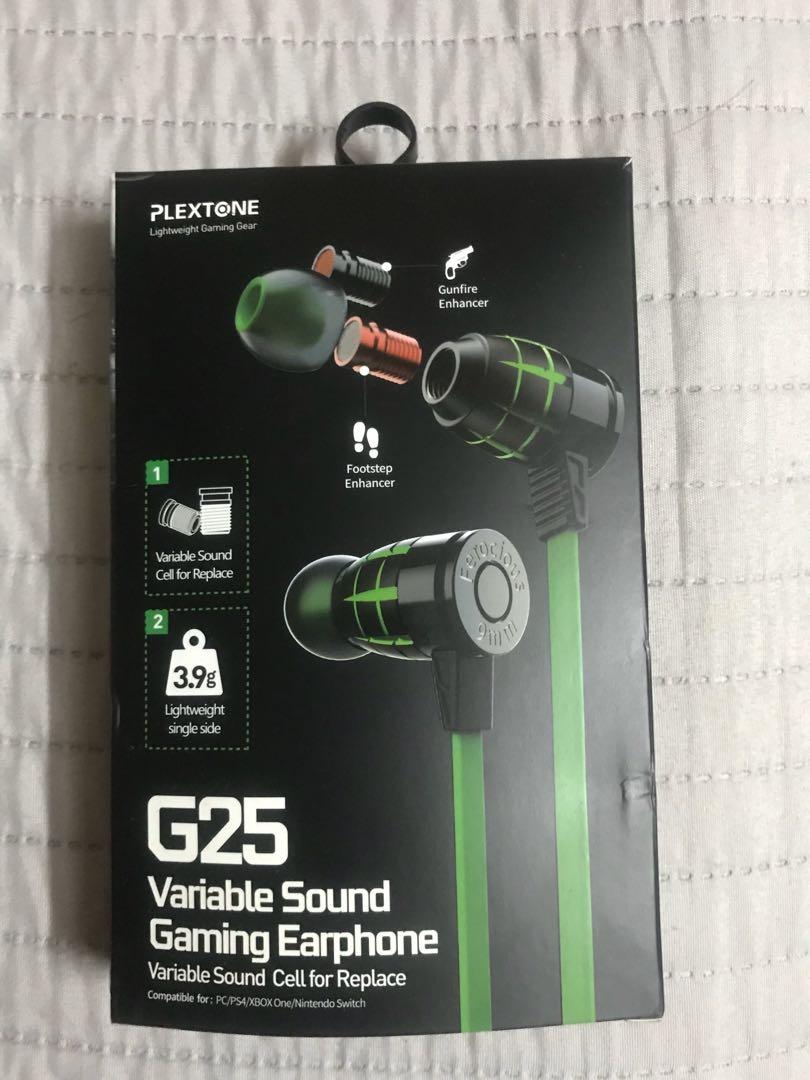 Gaming Earfone Plextone G25 Audio Headphones Headsets on Carousell