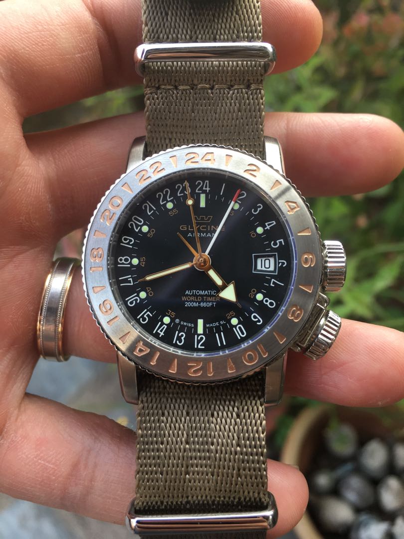 Glycine airman nato strap sales