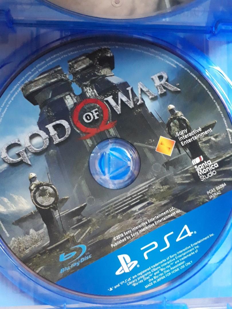 god of war ps4 cd