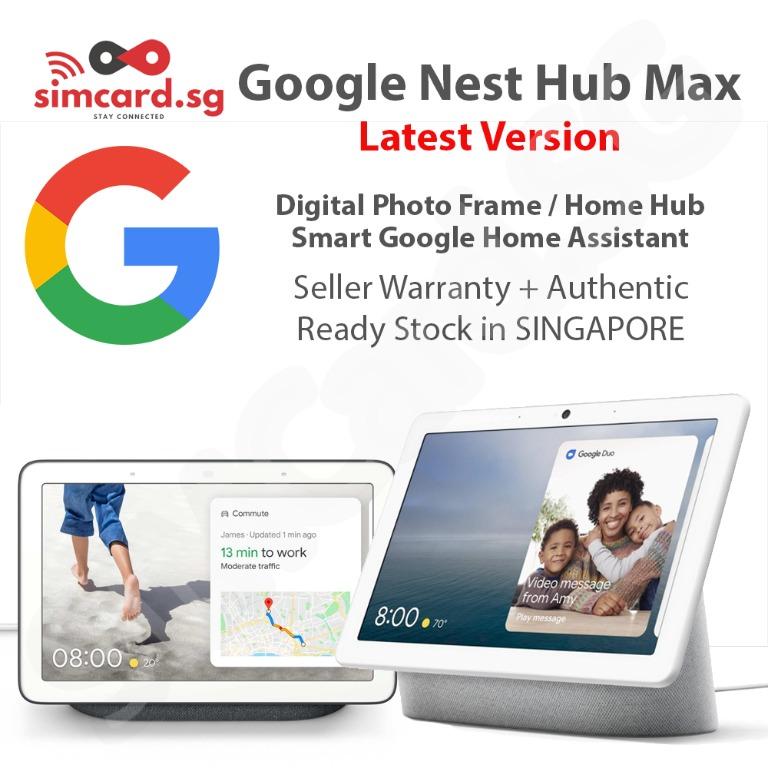 GOOGLE NEST HUB MAX CHALK