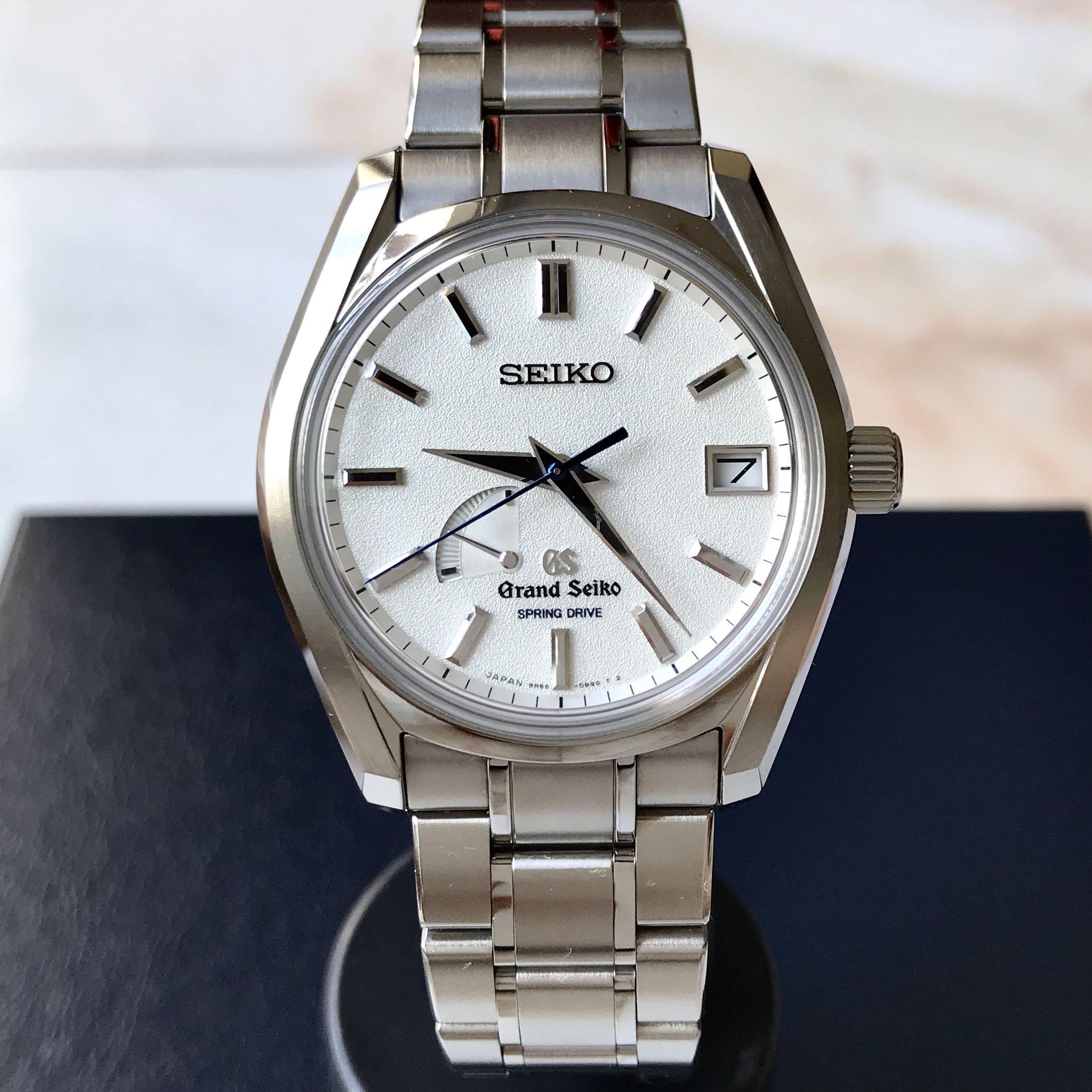 Grand Seiko SBGA125 “BLIZZARD” 40MM 62GS Spring Drive 9R65 High Intensity  Titanium 55th Anniversary Limited Edition Watch, Luxury, Watches on  Carousell