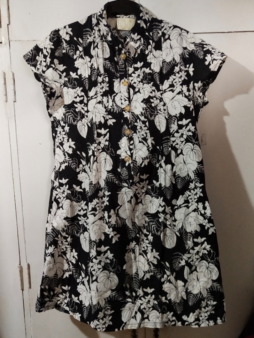 gucci black floral dress