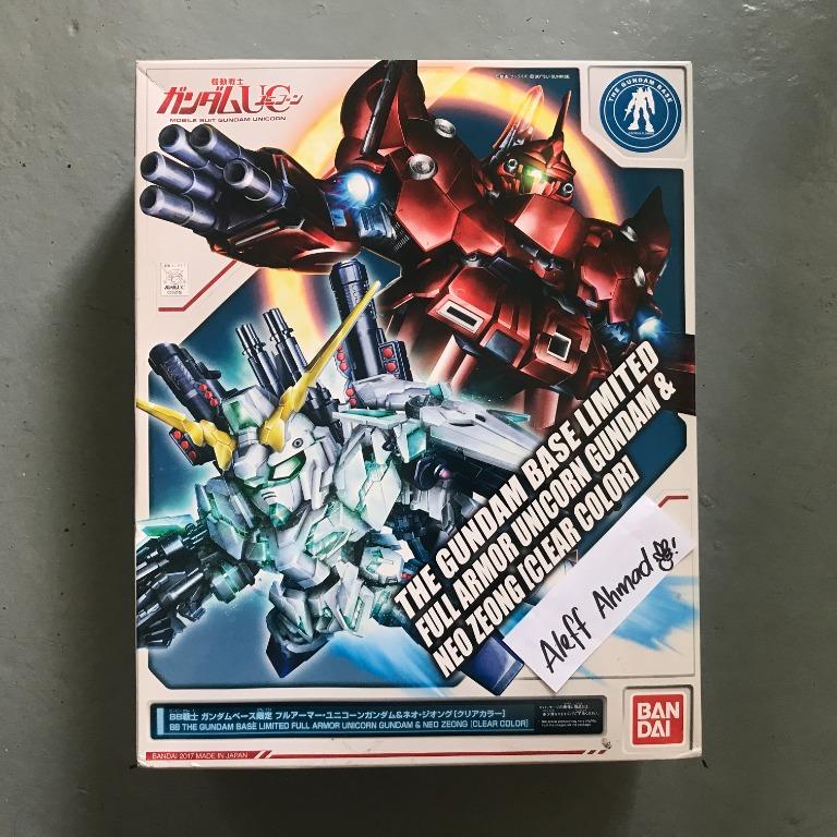 Gundam Base Limited Sd Full Armor Unicorn Gundam Vs Neo Zeong