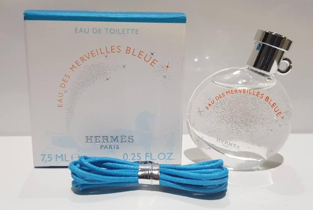 Set Nước Hoa Nữ Hermès Eau Des Merveilles Bleue EDT (50ml + Mini 7.5ml)