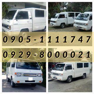 Hiace Van for Rent L300 For Rent FB Aluminum Vans Best Rate