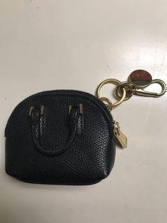 H&M little black purse keychain