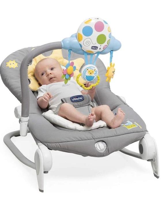 HOT Chicco Balloon Baby Bouncer Dark Grey Babies Kids Infant