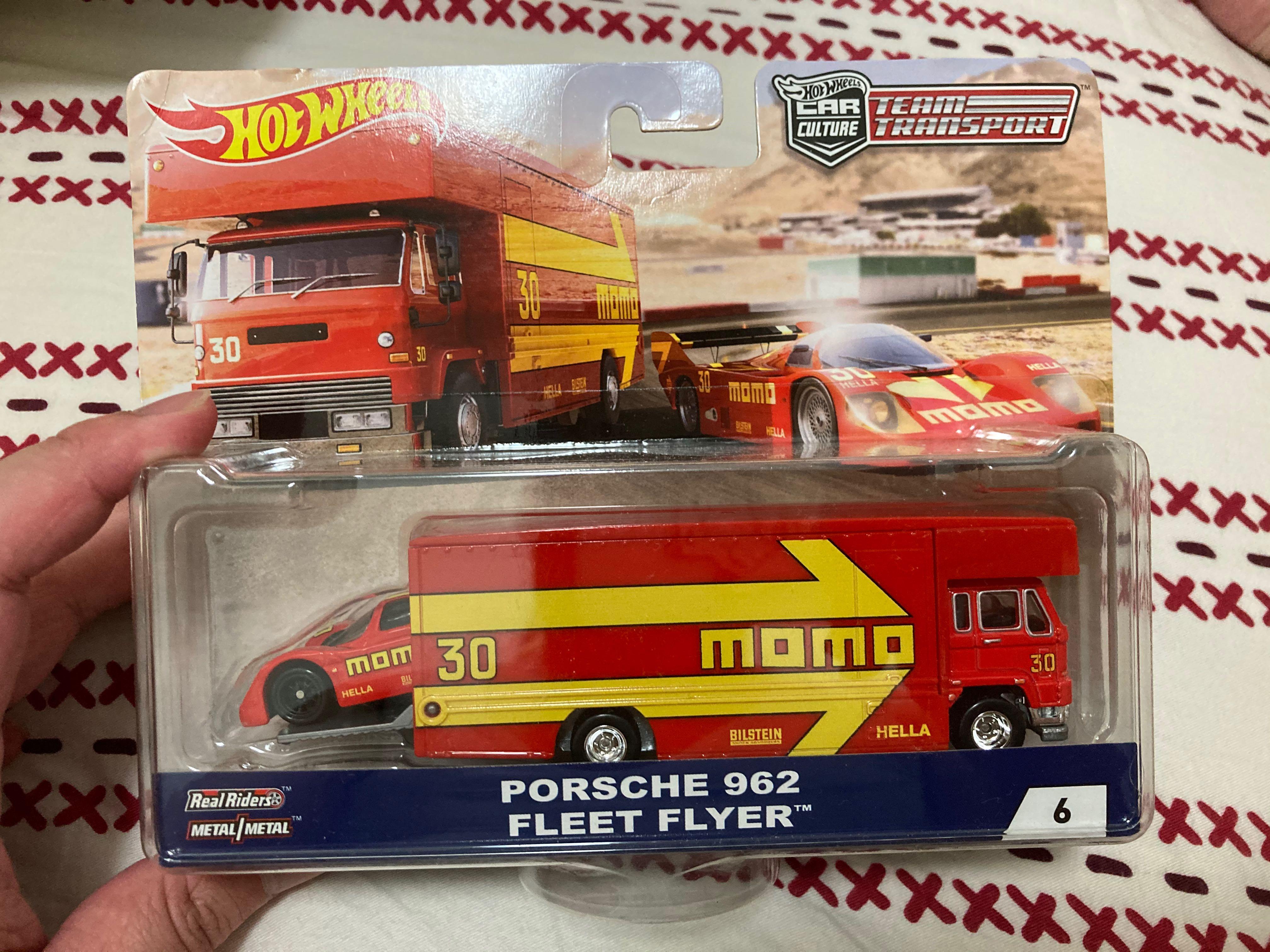 hot wheels team transport porsche 962