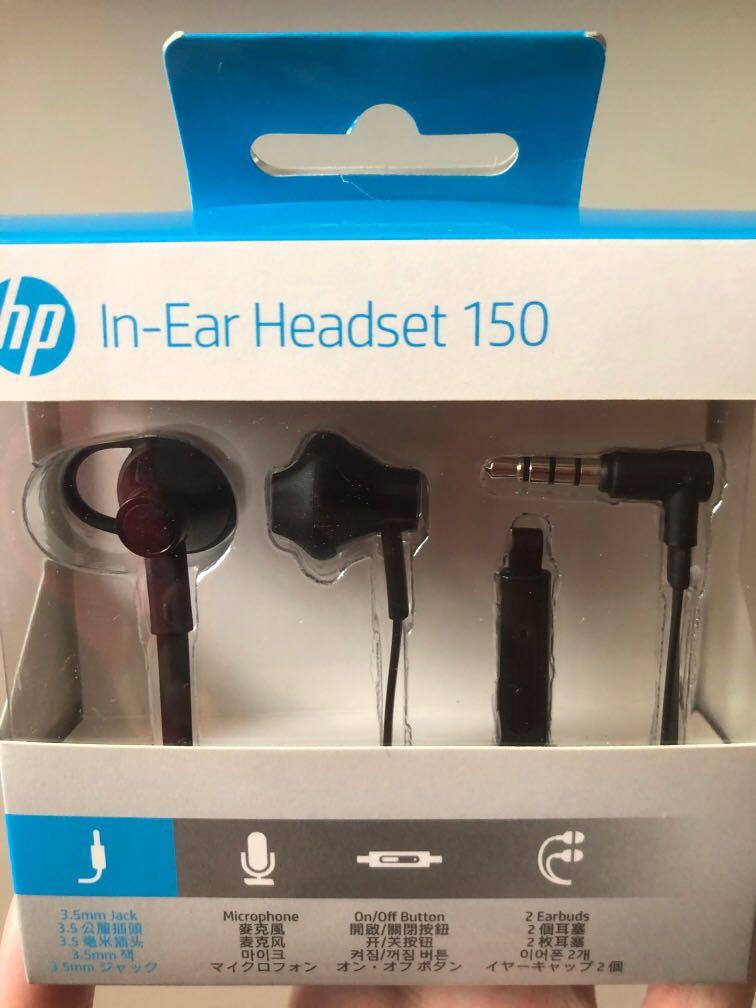 in ear headset 150 hp