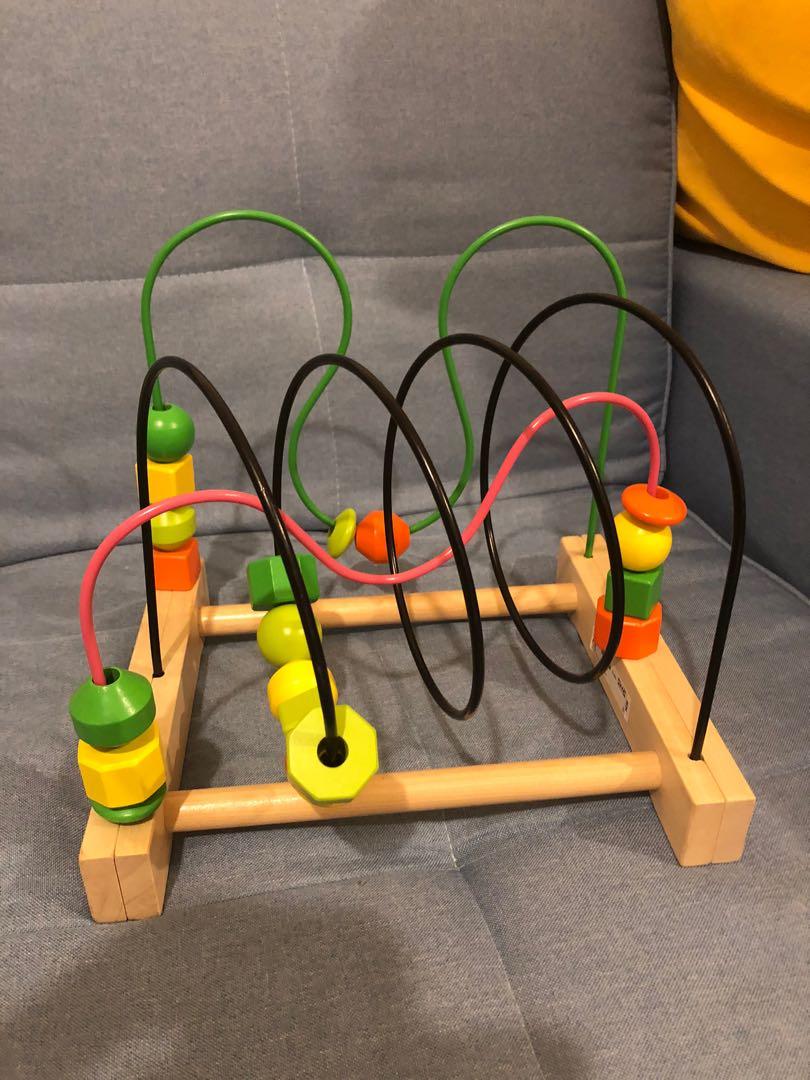 bead roller coaster toy