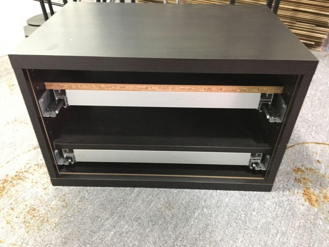 Ikea Besta with pull out shelves, Furniture & Home Living