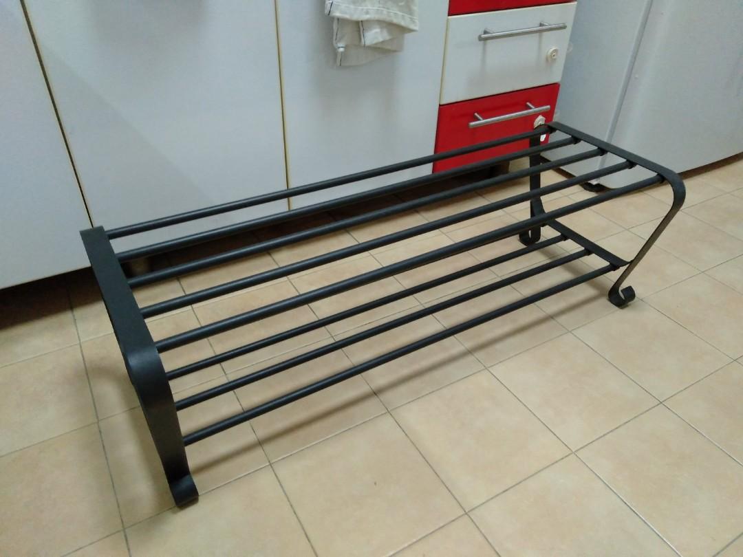 Ikea PORTIS Metal Shoe Rack, Furniture & Home Living, Furniture