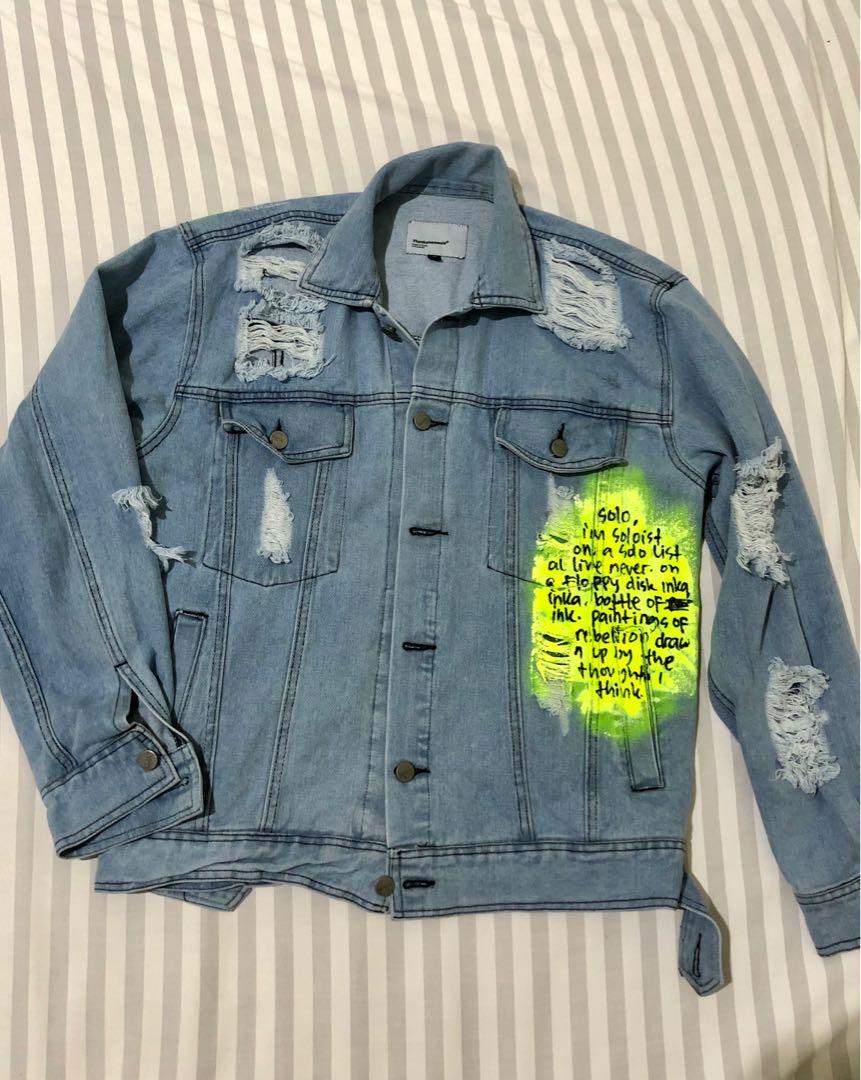 Jaket Jeans Louise Blue Custom