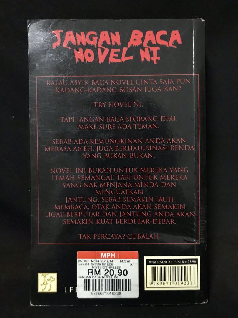 Jangan Baca Novel Ini Ismi Fa Ismail Books Stationery Books On Carousell