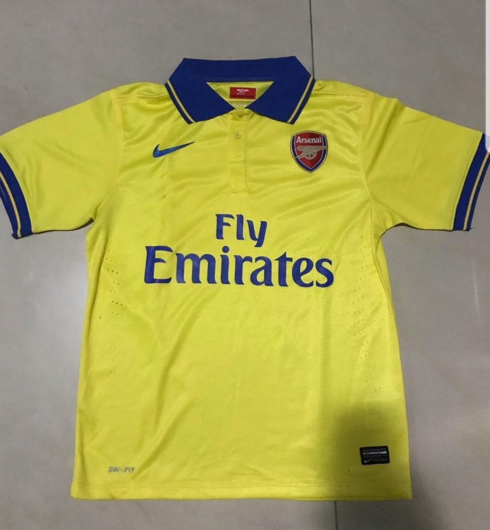 Jersey Arsenal Nike Fesyen Pria Pakaian Atasan Di Carousell